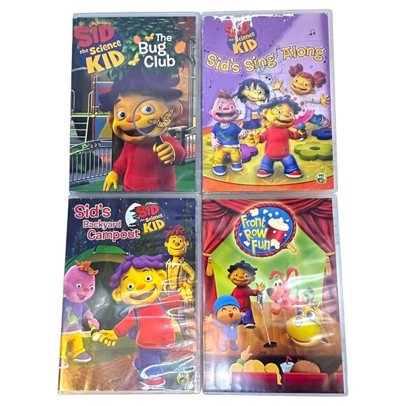 Lot of 4 Sid the Science Kid DVD Children’s Kids Movies - Picture 1 of 13